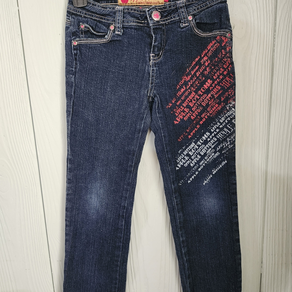 Kids' Apple Bottom Blue Jeans